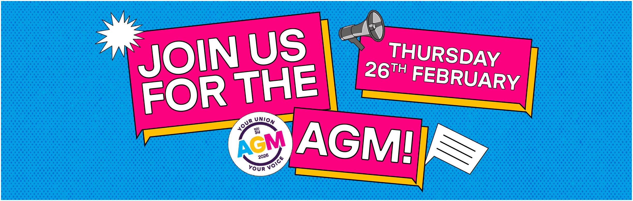 Join us for the AGM on Thursday 26th January