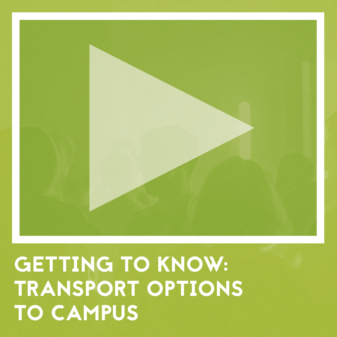 Getting to know transport options to campus