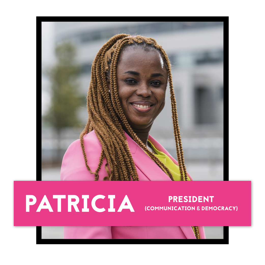 Patricia, President (Communication and Democracy)