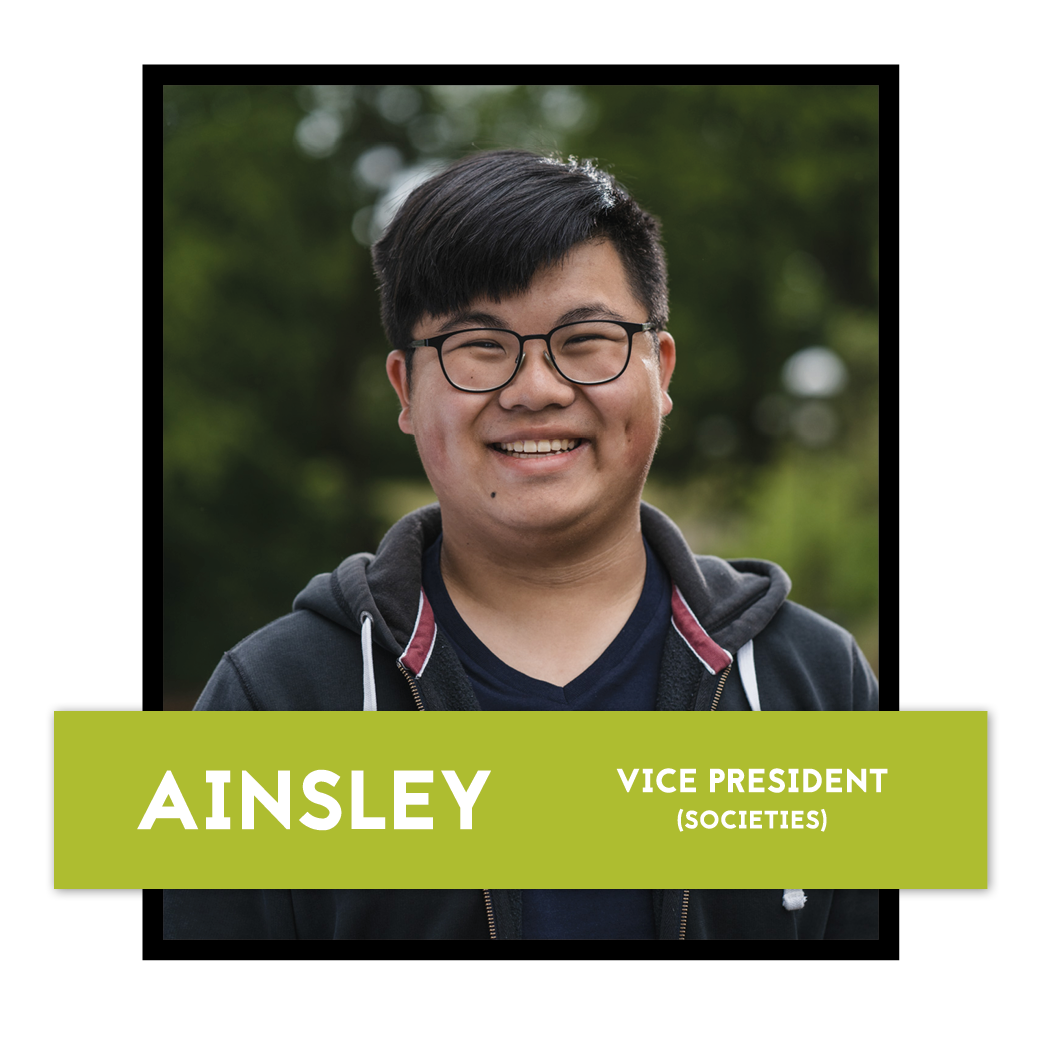 Ainsley, Vice President (Societies)