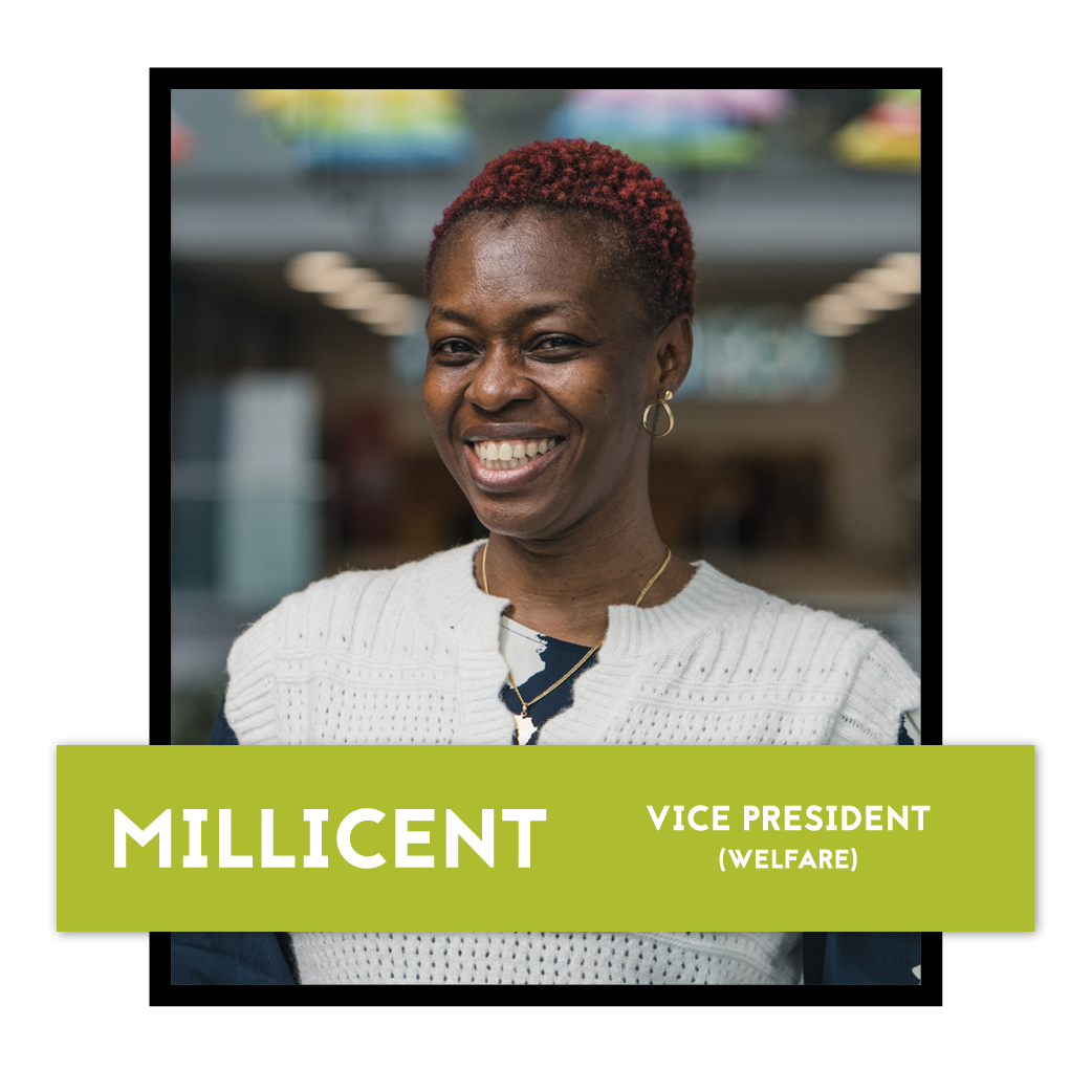 Millicent, Vice President (Welfare)