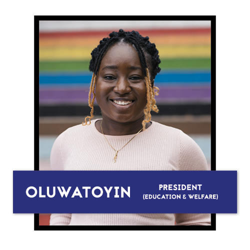 Oluwatoyin, President (Education and Welfare)