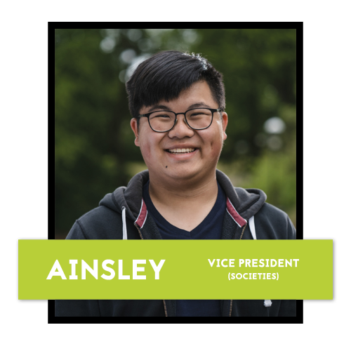 Ainsley, Vice President (Societies