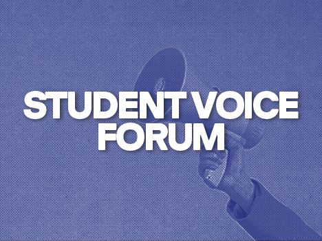 Student Voice Forum is the key feedback and discussion meeting at RGUSU.