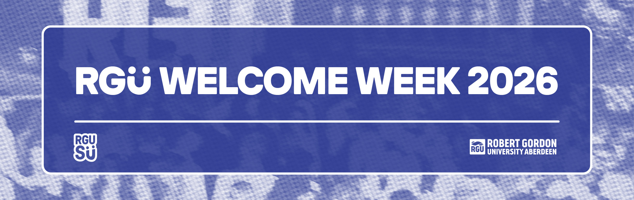 RGU Welcome Week January 2026