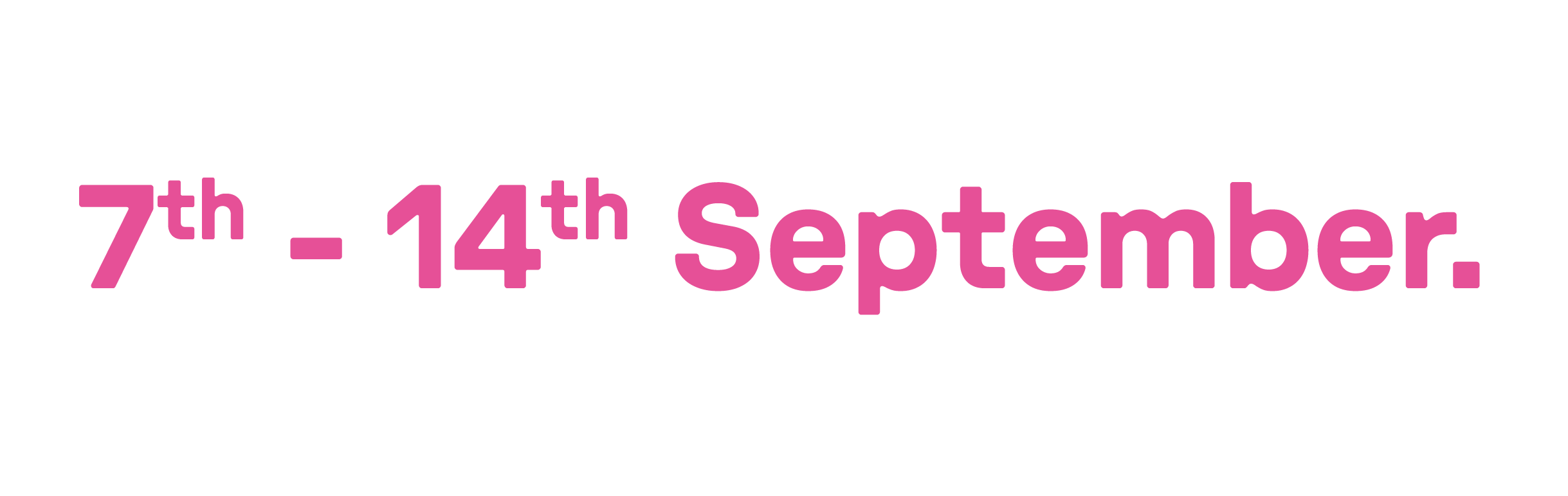 7th-14th September