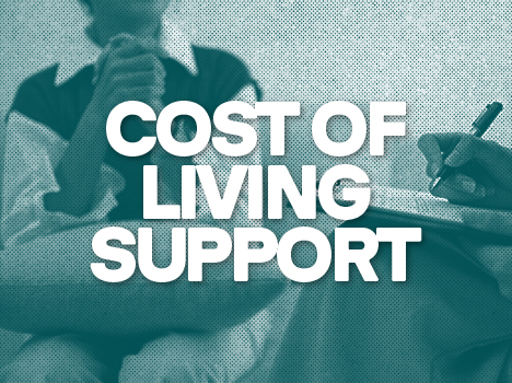The UK is currently undergoing significantly increased cost of living expenses, the Union are acutely aware of the impact rising bills will have on student life.
We are here to help, and are working closely with the University to ensure support is available for RGU students.