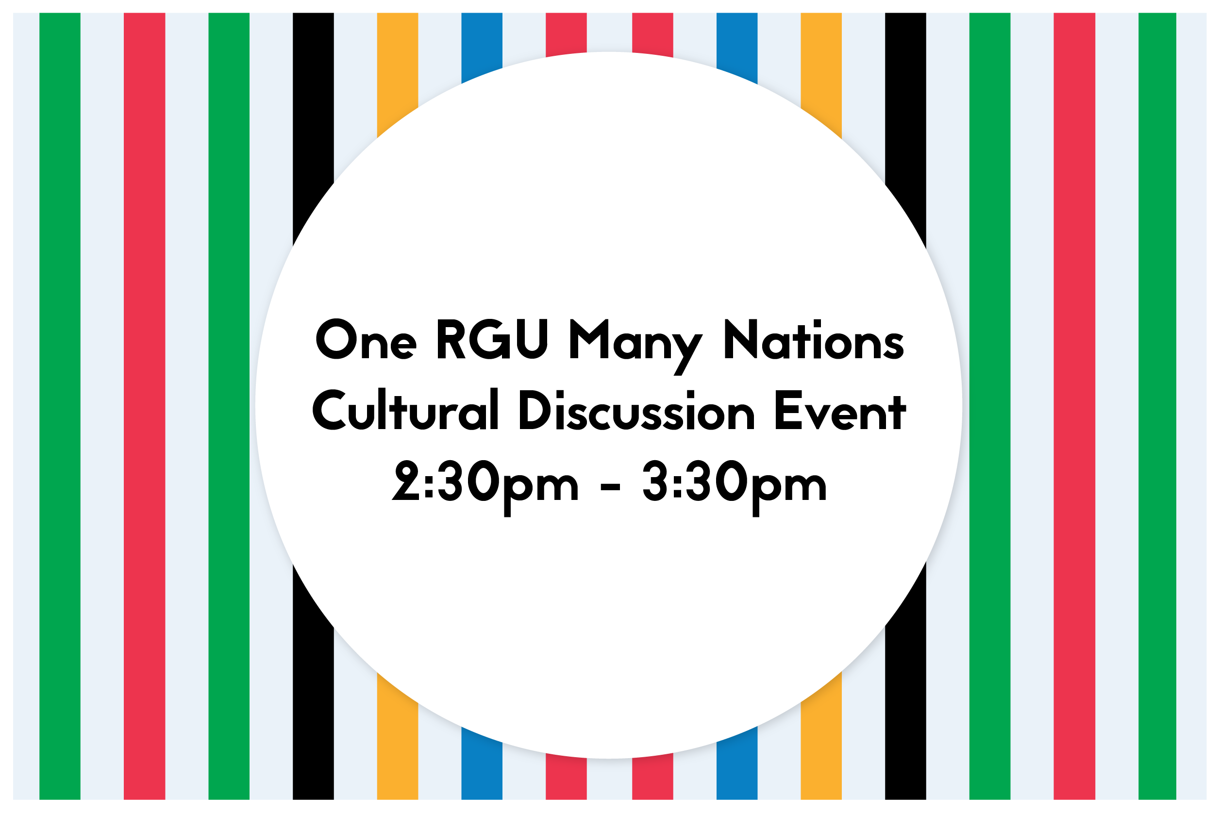 One RGU Many Nations - Cultural Discussion