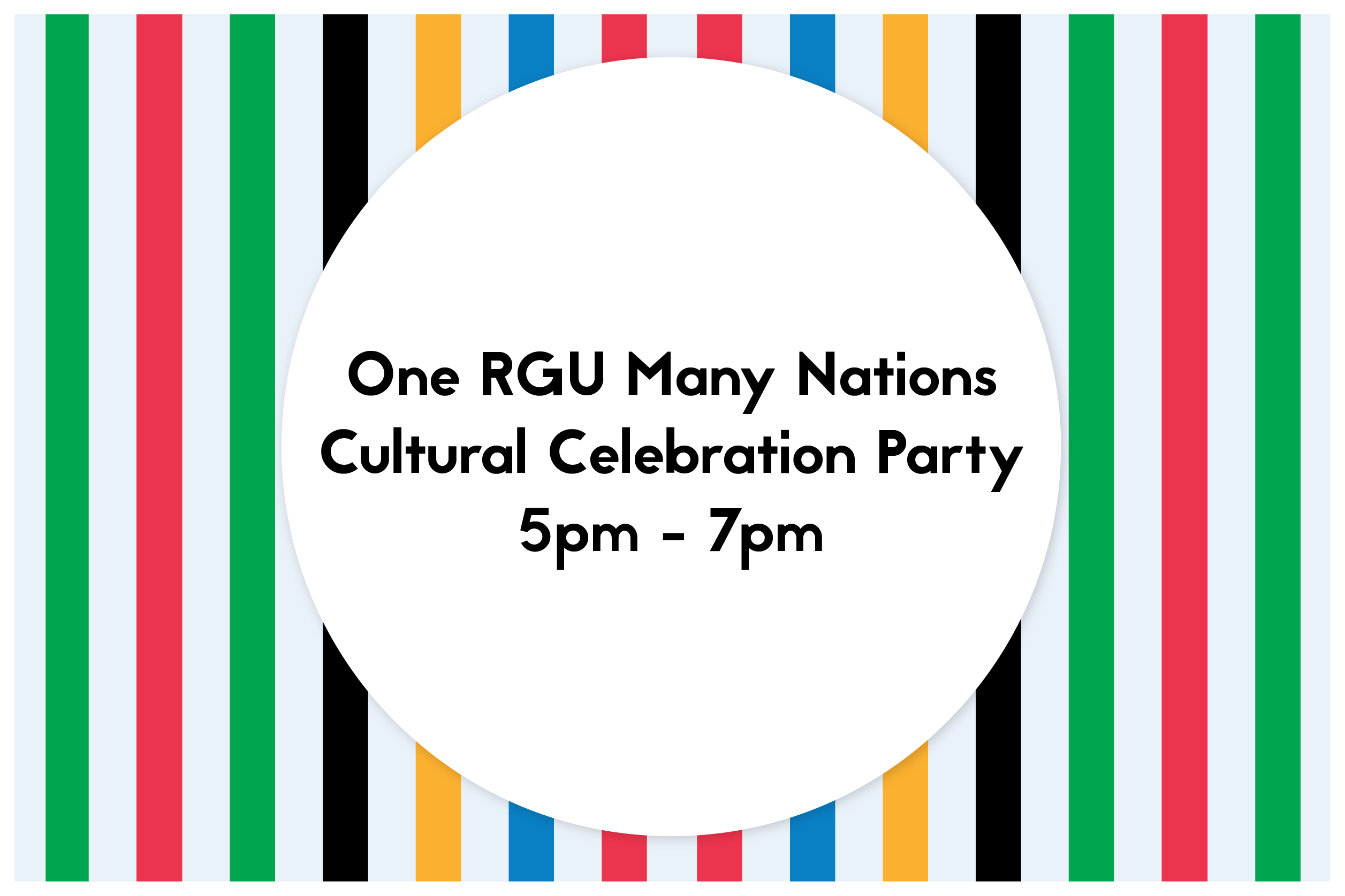 One RGU Many Nations - Cultural Celebration Party